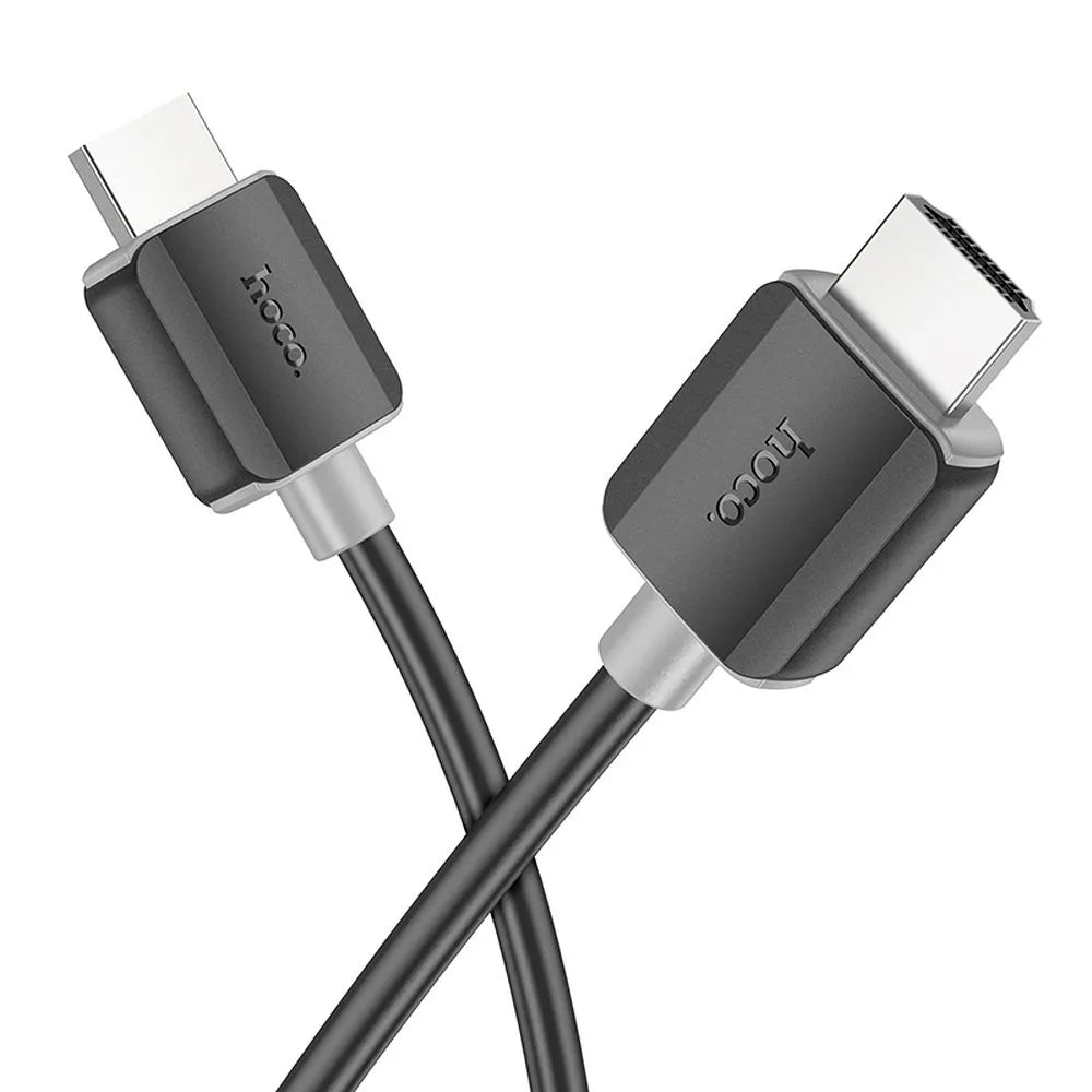 HOCO US08 καλώδιο HDMI σε HDMI ver. 2.0, 4K/60Hz, 1μ, μαύρο