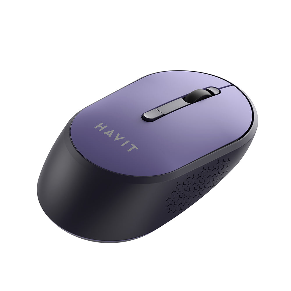 Havit MS78GT ασύρματο ποντίκι, 2.4GHz, 3200 DPI, μωβ