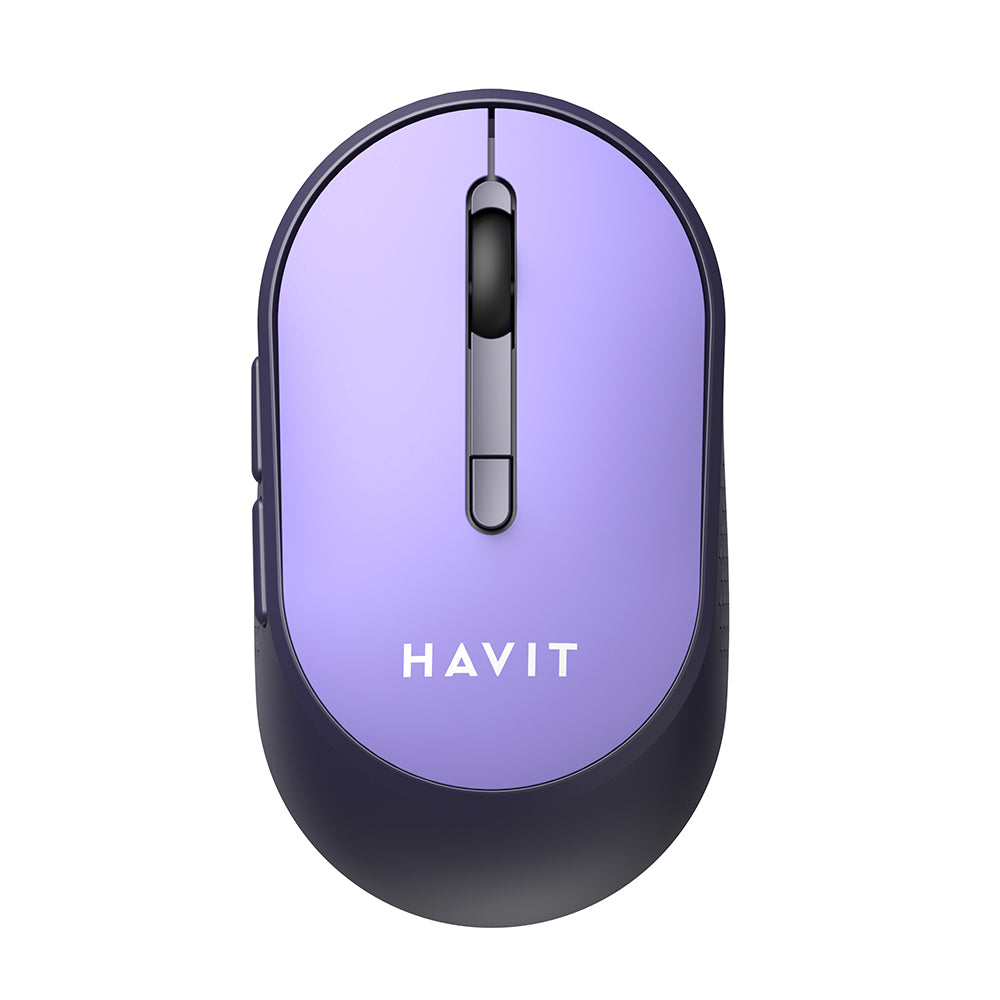Havit MS78GT ασύρματο ποντίκι, 2.4GHz, 3200 DPI, μωβ