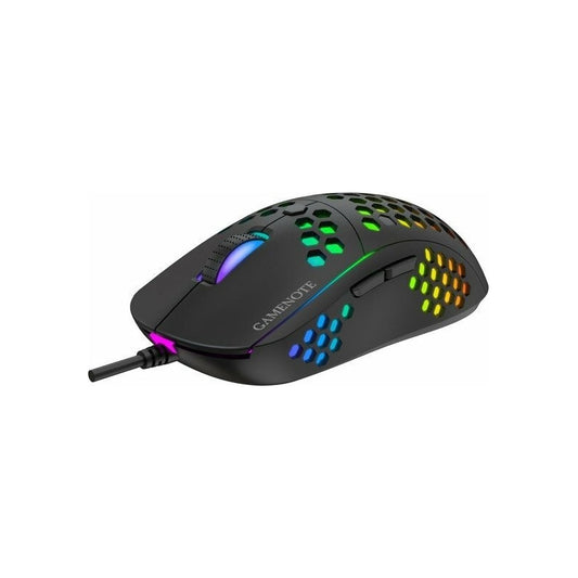 Havit MS878 gaming mouse, USB, RGB, μαύρο