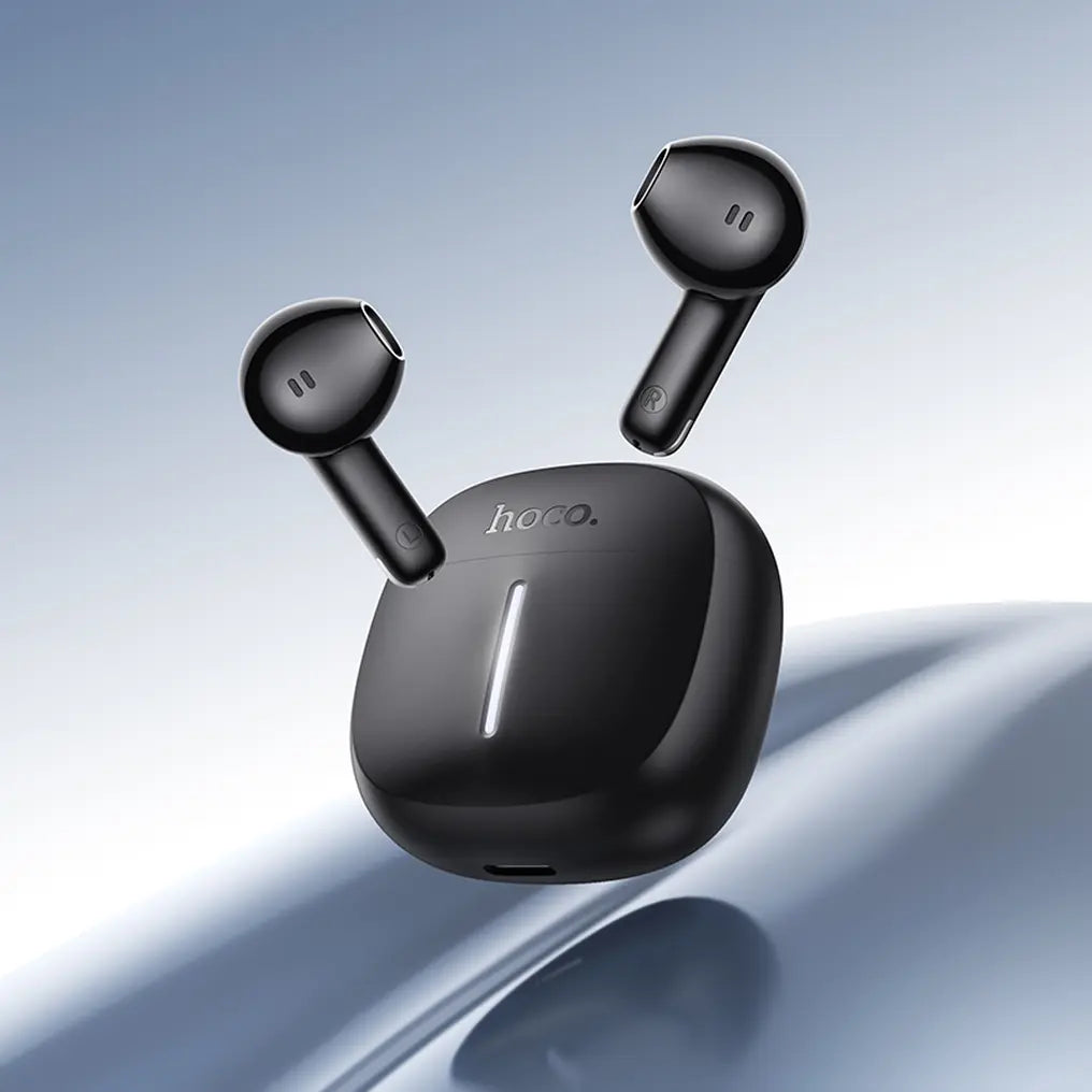 Hoco EQ33 ασύρματα ακουστικά, TWS, bluetooth 5.4, μαύρο