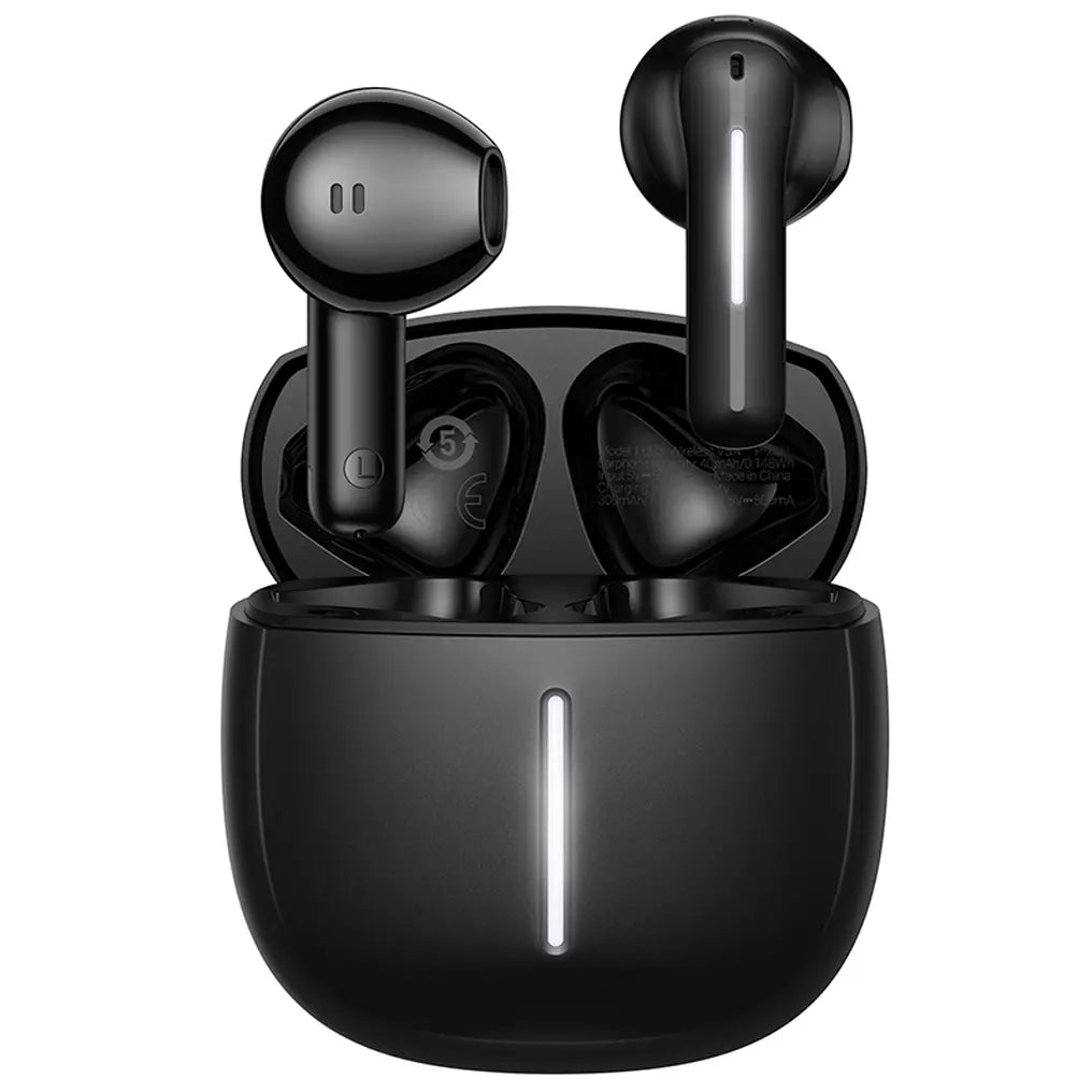 Hoco EQ33 ασύρματα ακουστικά, TWS, bluetooth 5.4, μαύρο