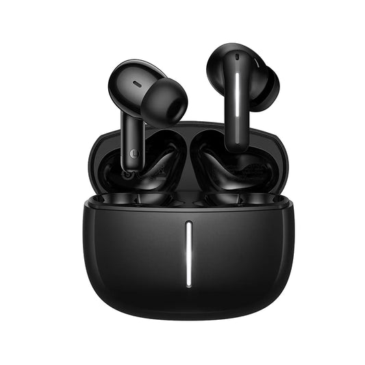 Hoco EQ34 Plus ασύρματα ακουστικά TWS, Bluetooth 5.4, ANC + ENC, μαύρο
