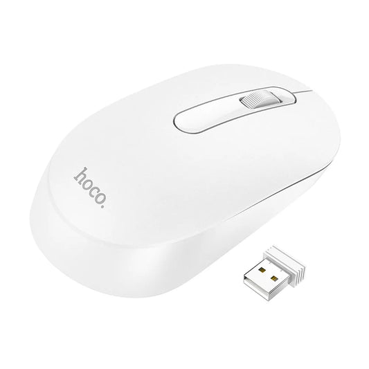 Hoco GM14 ασύρματο ποντίκι, 1200dpi, 2.4GHz, άσπρο