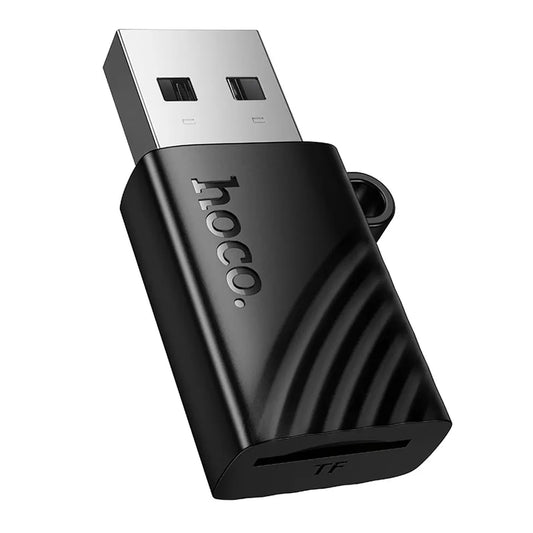 Hoco HB53 Card Reader TF σε USB-A, μαύρο