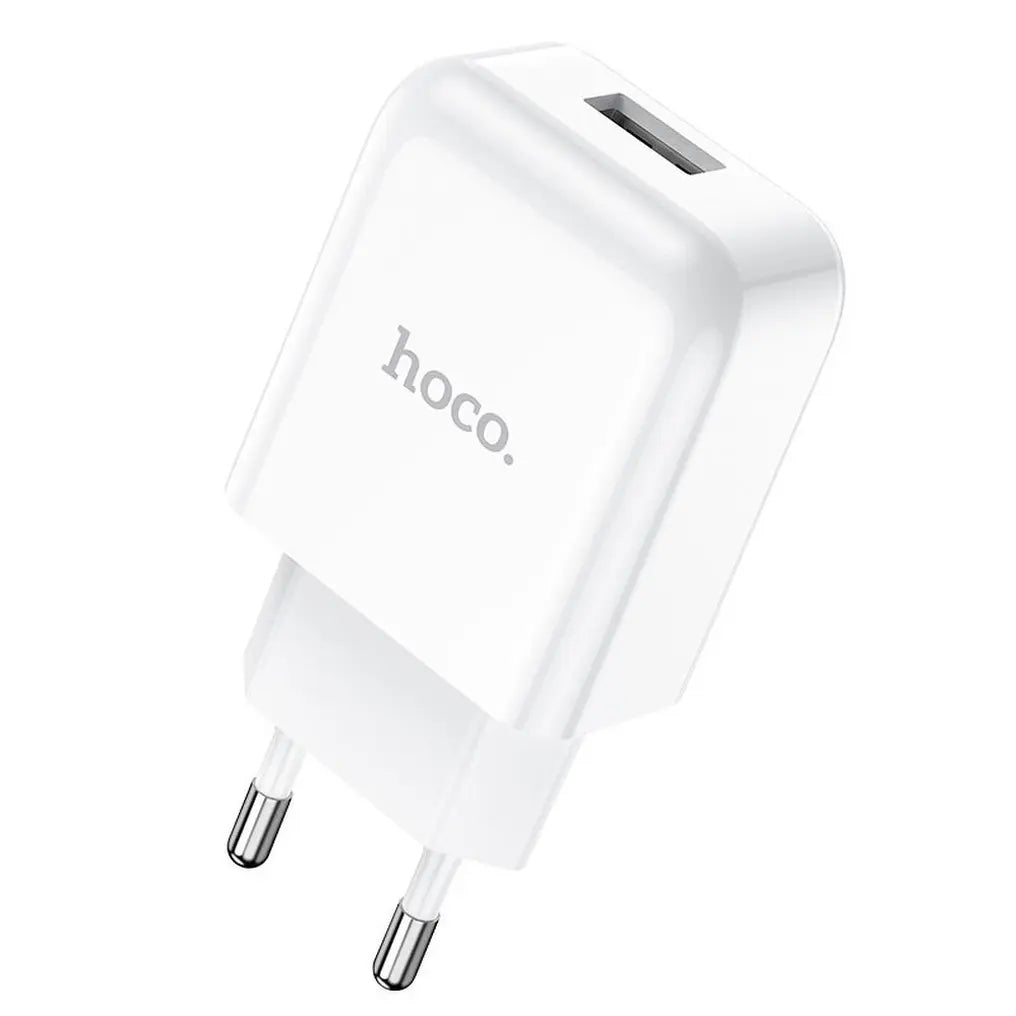 Hoco N2 φορτιστής τοίχου USB-A, 2.1A, 10W, λευκό