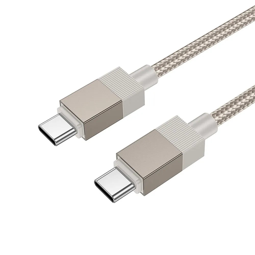 Hoco X110 καλώδιο ταχείας φόρτισης - δεδομένων USB-C σε USB-C, 60W, PD, 1μ., χρυσό