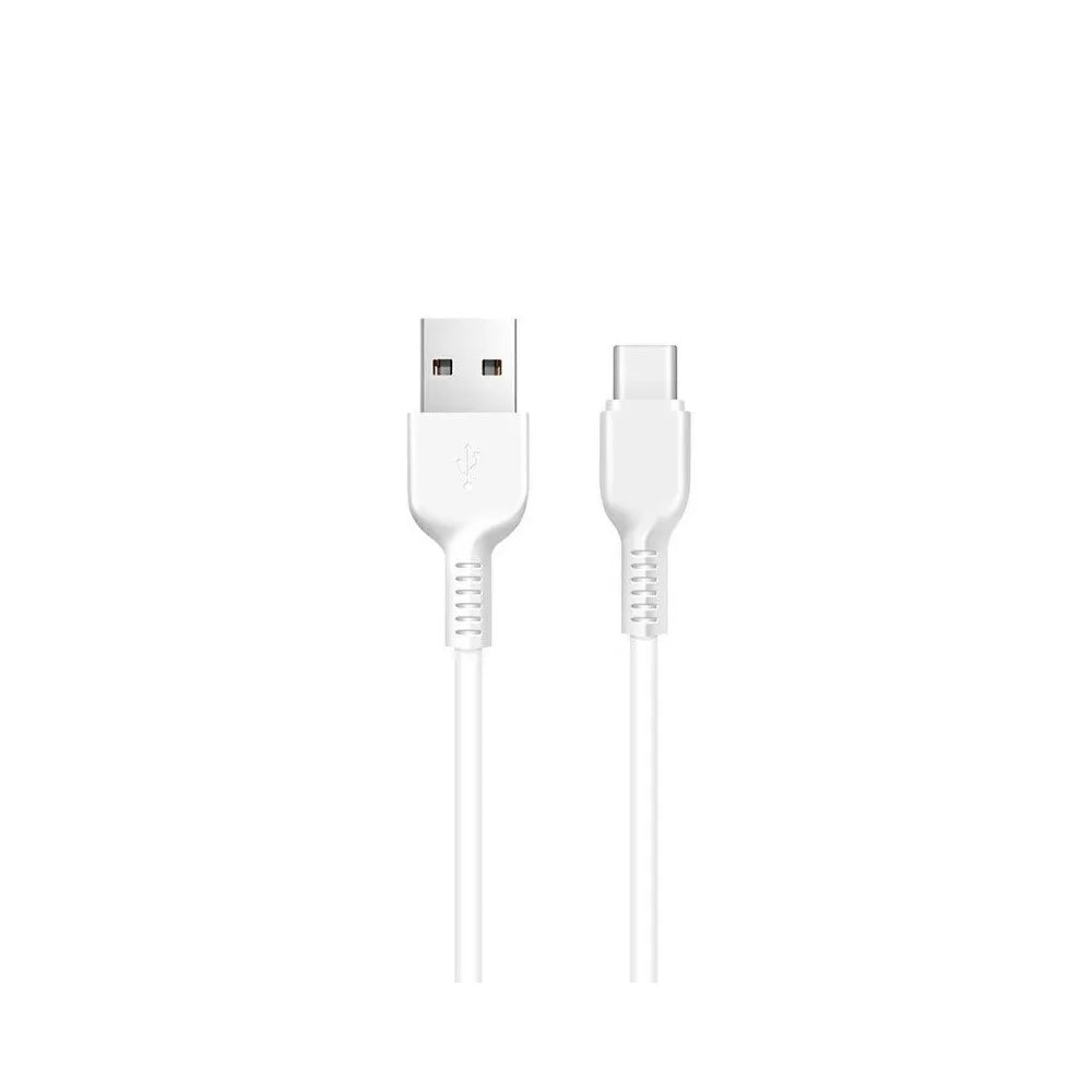 Hoco X20 καλώδιο φόρτισης - δεδομένων USB-A σε Type-C, 2.4A, 3μ., λευκό