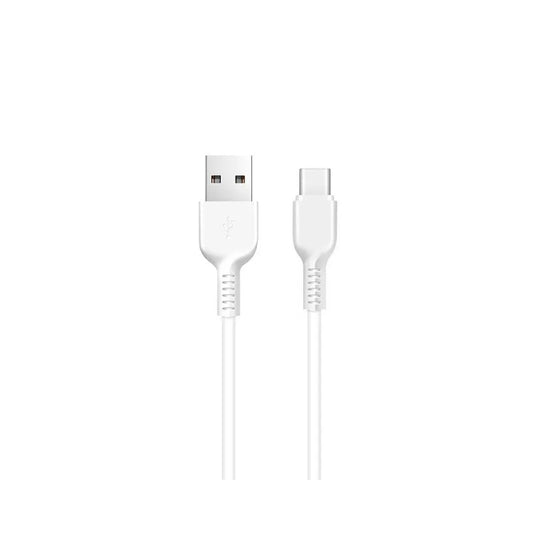 Hoco X20 καλώδιο φόρτισης - δεδομένων USB-A σε Type-C, 2.4A, 3μ., λευκό