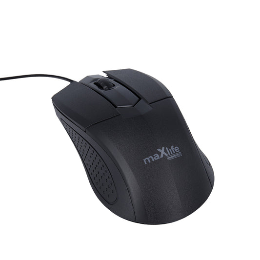 Maxlife Home Office MXHM-01 οπτικό ποντίκι, 1000 DPI, 1,2μ, μαύρο