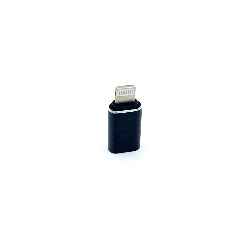 Maxlife OEM0002303 αντάπτορας USB‑C (θηλυκό) σε Lightning (αρσενικό), φόρτισης & δεδομένων, μαύρο