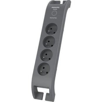 Philips SPN3140A/60 πολύπριζο ασφαλείας, προστασία υπέρτασης, 4 θέσεις, 2μ