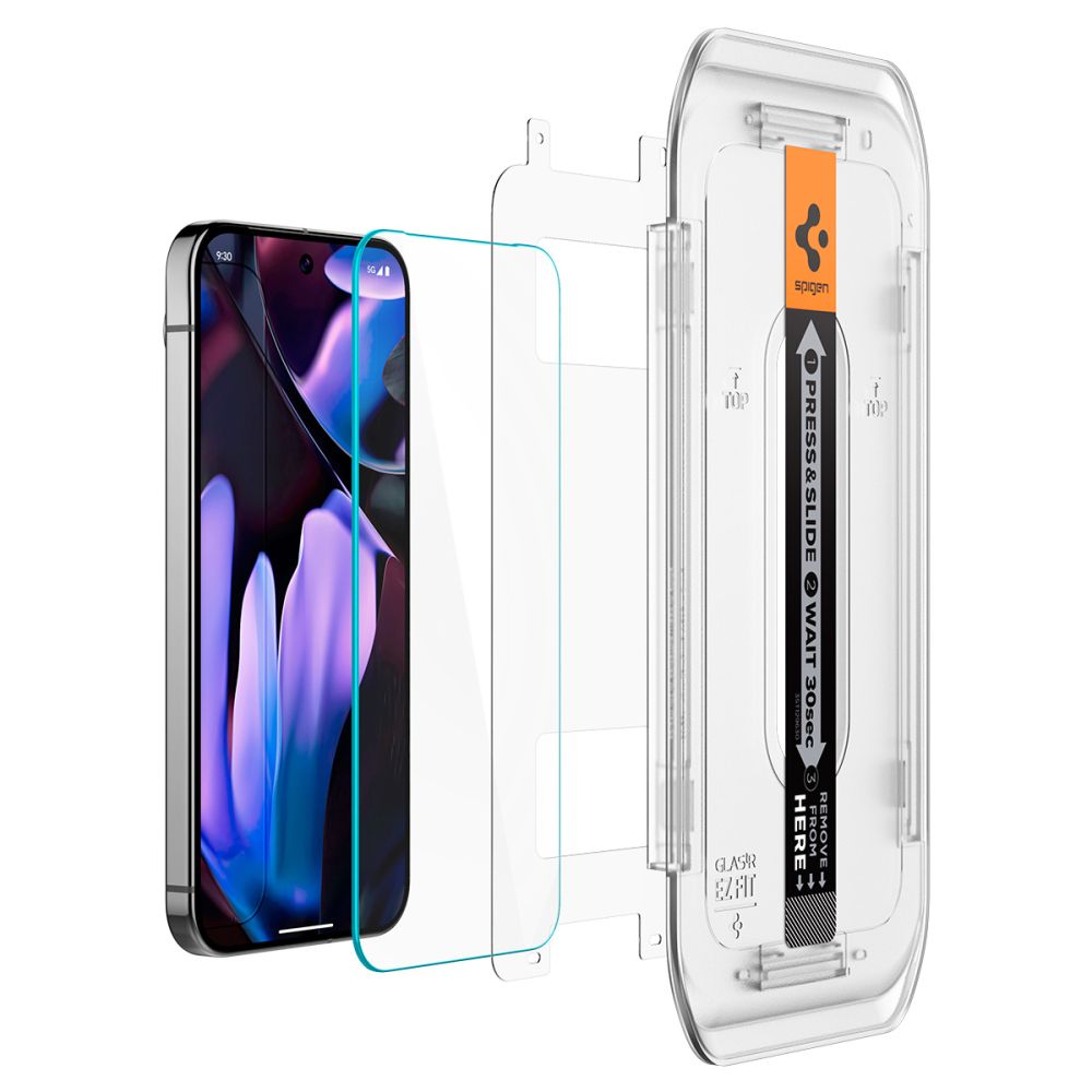 Spigen Glas.tR EZ-FIT (2 Pack) tempered glass για Google Pixel 9 / 9 Pro / 10 / 10 Pro, clear