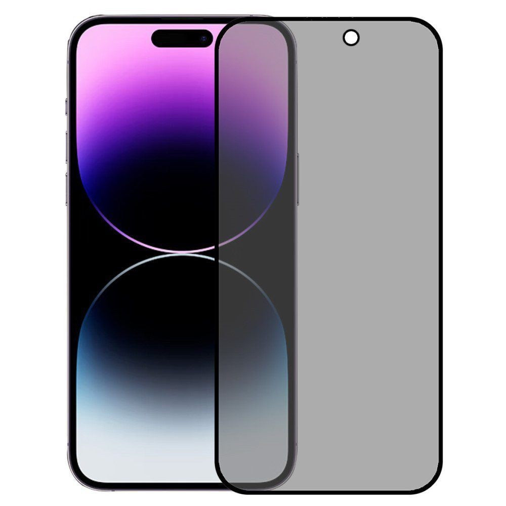 TechWave 5D Full Glue Privacy Tempered Glass for Apple iPhone 17 Pro Max black