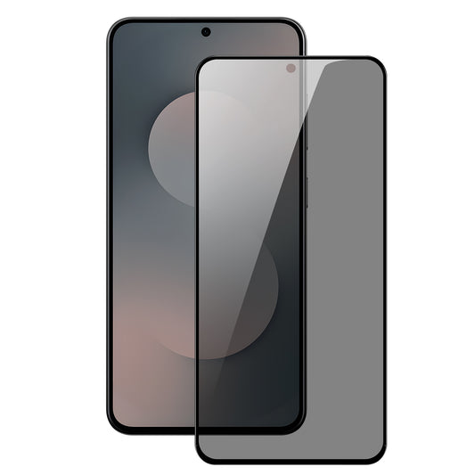 TechWave 5D Full Glue Privacy Tempered Glass for Samsung Galaxy S25 FE black