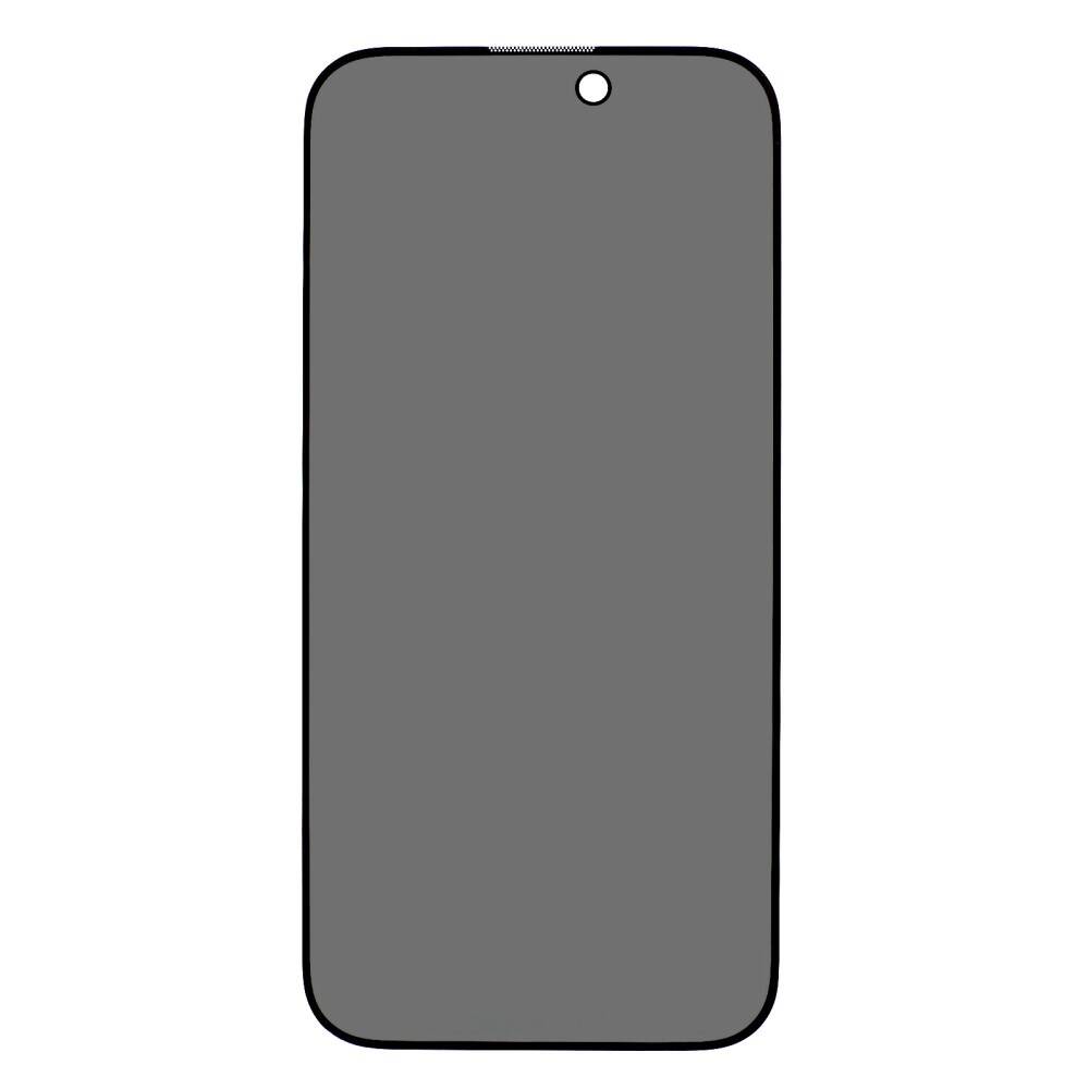 TechWave 5D Full Glue Privacy Tempered Glass for iPhone 15 Plus black