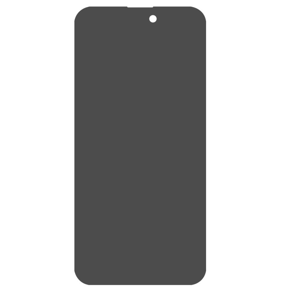 TechWave 5D Full Glue Privacy Tempered Glass for iPhone 15 Pro black