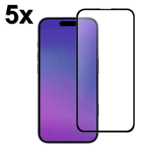 TechWave 5D Full Glue Tempered Glass for Apple iPhone 17 / 17 Pro black (Σετ 5 τεμαχίων - bulk)