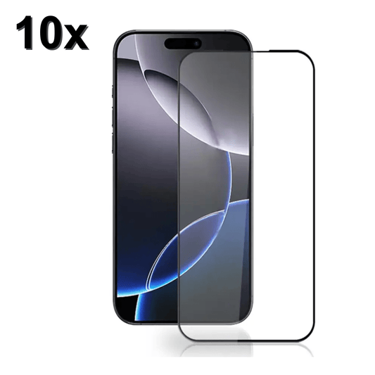 TechWave 5D Full Glue Tempered Glass for Apple iPhone 17 Pro Max black (Σετ 10 τεμαχίων - bulk)