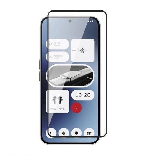 TechWave 5D Full Glue Tempered Glass for Nothing Phone (2a) Plus black