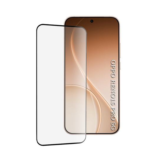 TechWave 5D Full Glue Tempered Glass for Oppo Reno 15 Pro black