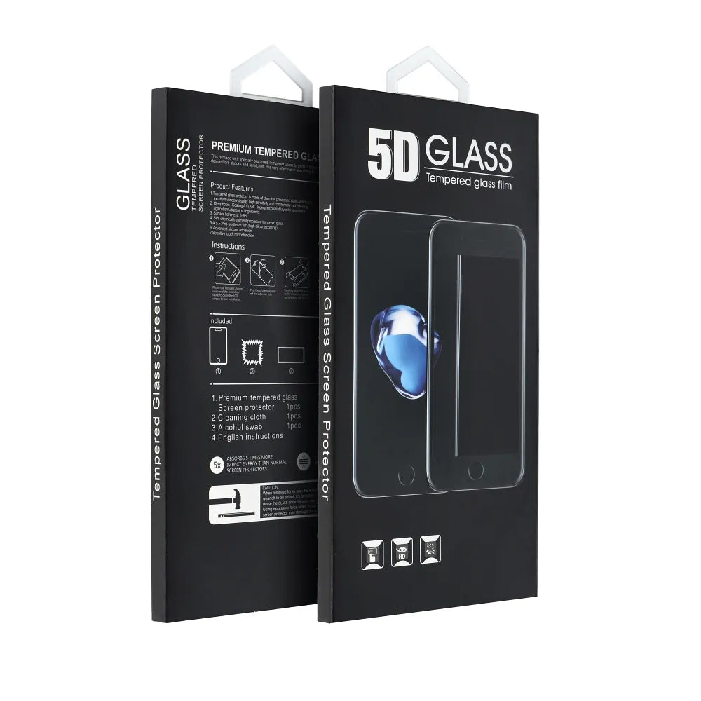TechWave 5D Full Glue Tempered Glass for Honor 80 black