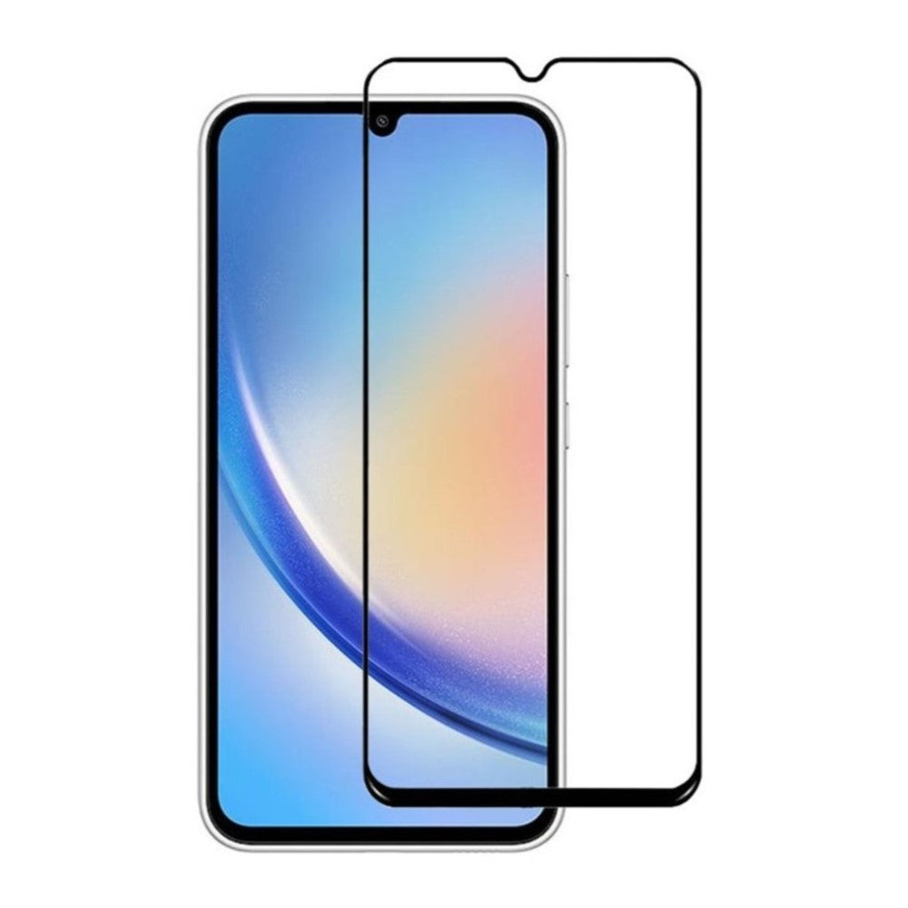 TechWave 5D Full Glue Tempered Glass for Samsung Galaxy A27 5G black