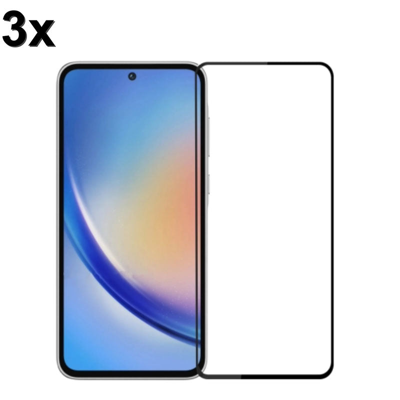 TechWave 5D Full Glue Tempered Glass for Samsung Galaxy A35 / A55 black (Σετ 3 τεμαχίων - bulk)