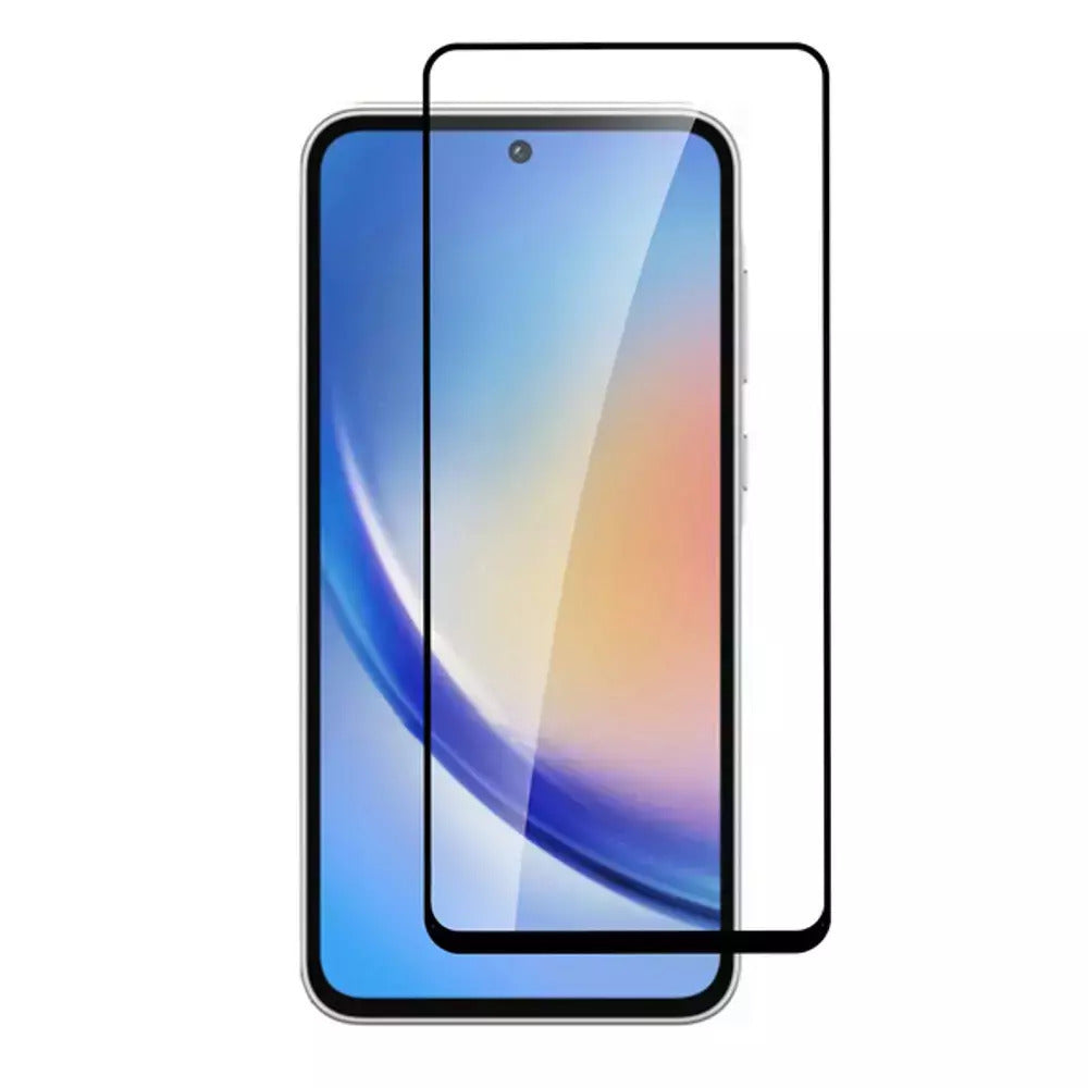 TechWave 5D Full Glue Tempered Glass for Samsung Galaxy A36 5G black