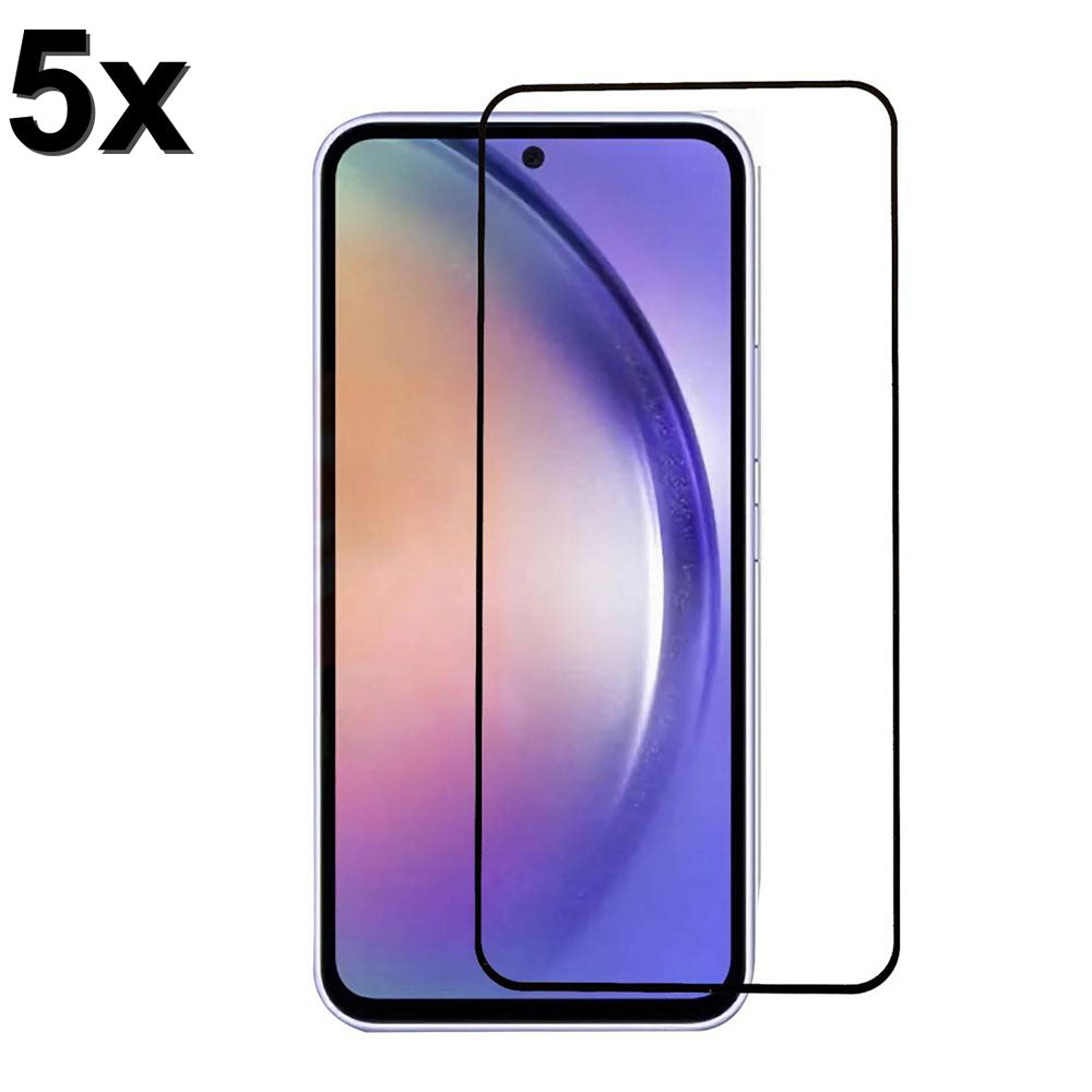 TechWave 5D Full Glue Tempered Glass for Samsung Galaxy A54 5G / S23 FE black (Σετ 5 τεμαχίων - bulk)
