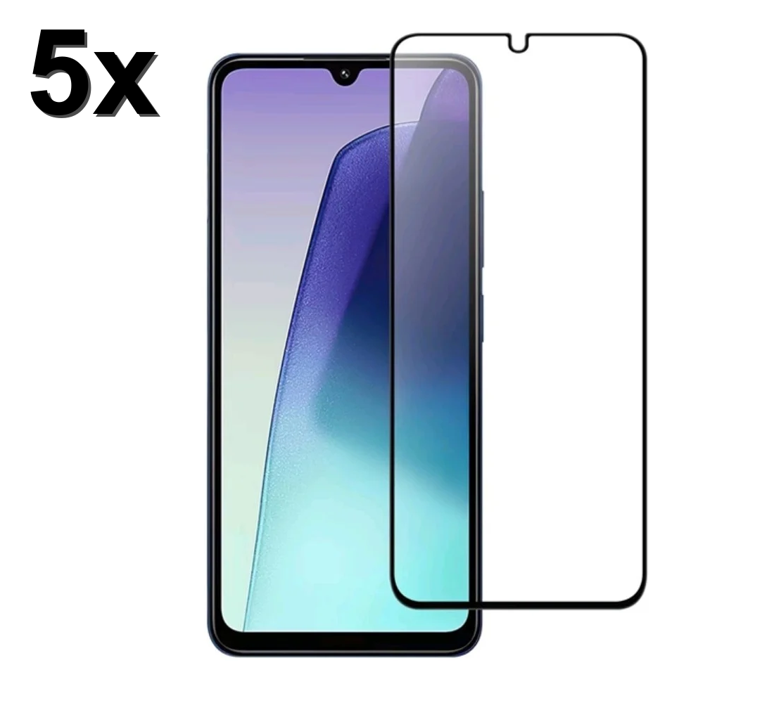 TechWave 5D Full Glue Tempered Glass for Xiaomi Redmi 15C black (Σετ 5 τεμαχίων - bulk)