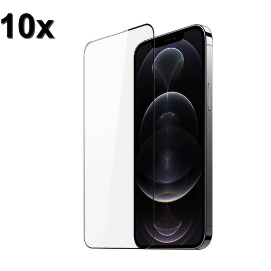 TechWave 5D Full Glue Tempered Glass for iPhone 13 Pro / 14 / 16e black (Σετ 10 τεμαχίων - bulk)