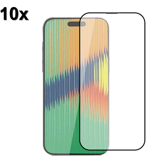 TechWave 5D Full Glue Tempered Glass for iPhone 15 black (Σετ 10 τεμαχίων - bulk)