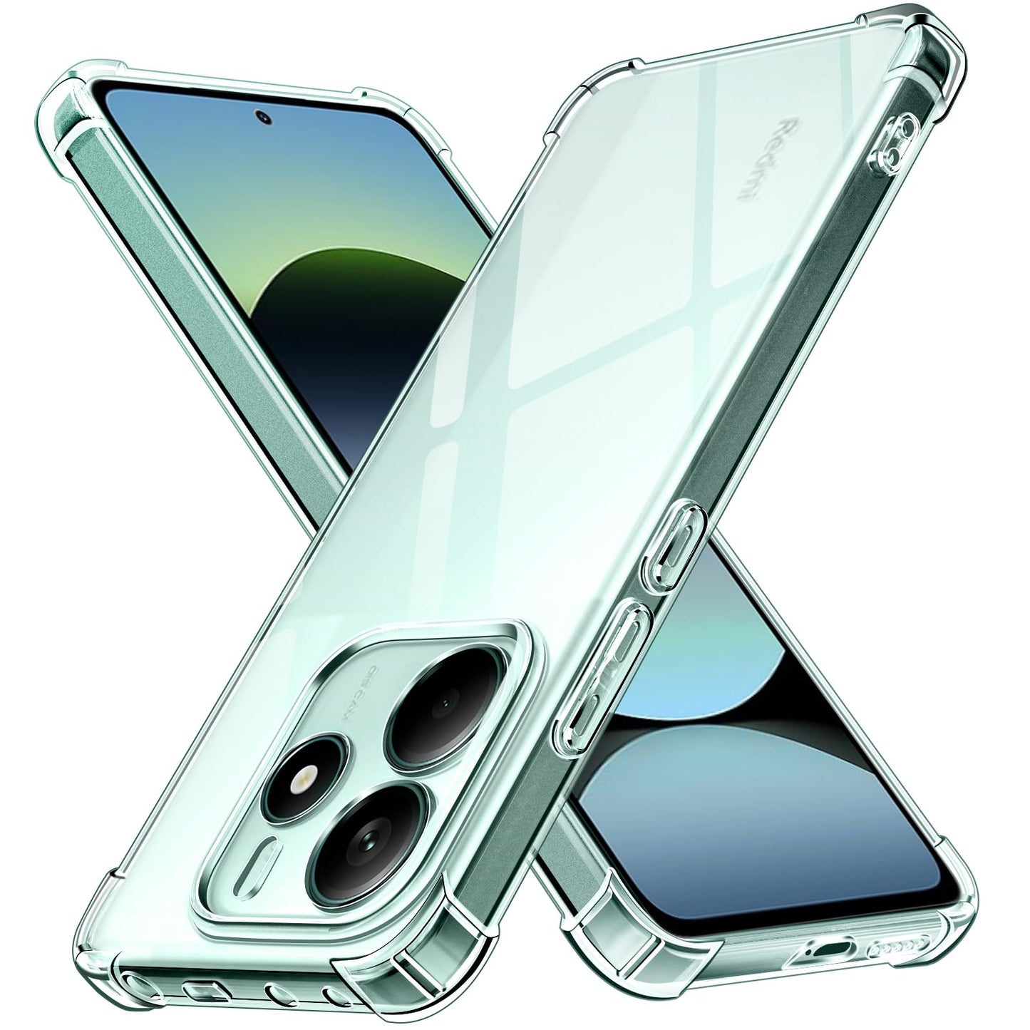 TechWave Armor Antishock case for Xiaomi Redmi Note 14 4G transparent