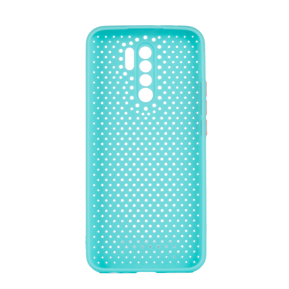 TechWave C Thru case for Xiaomi Redmi 9 turquoise / orange