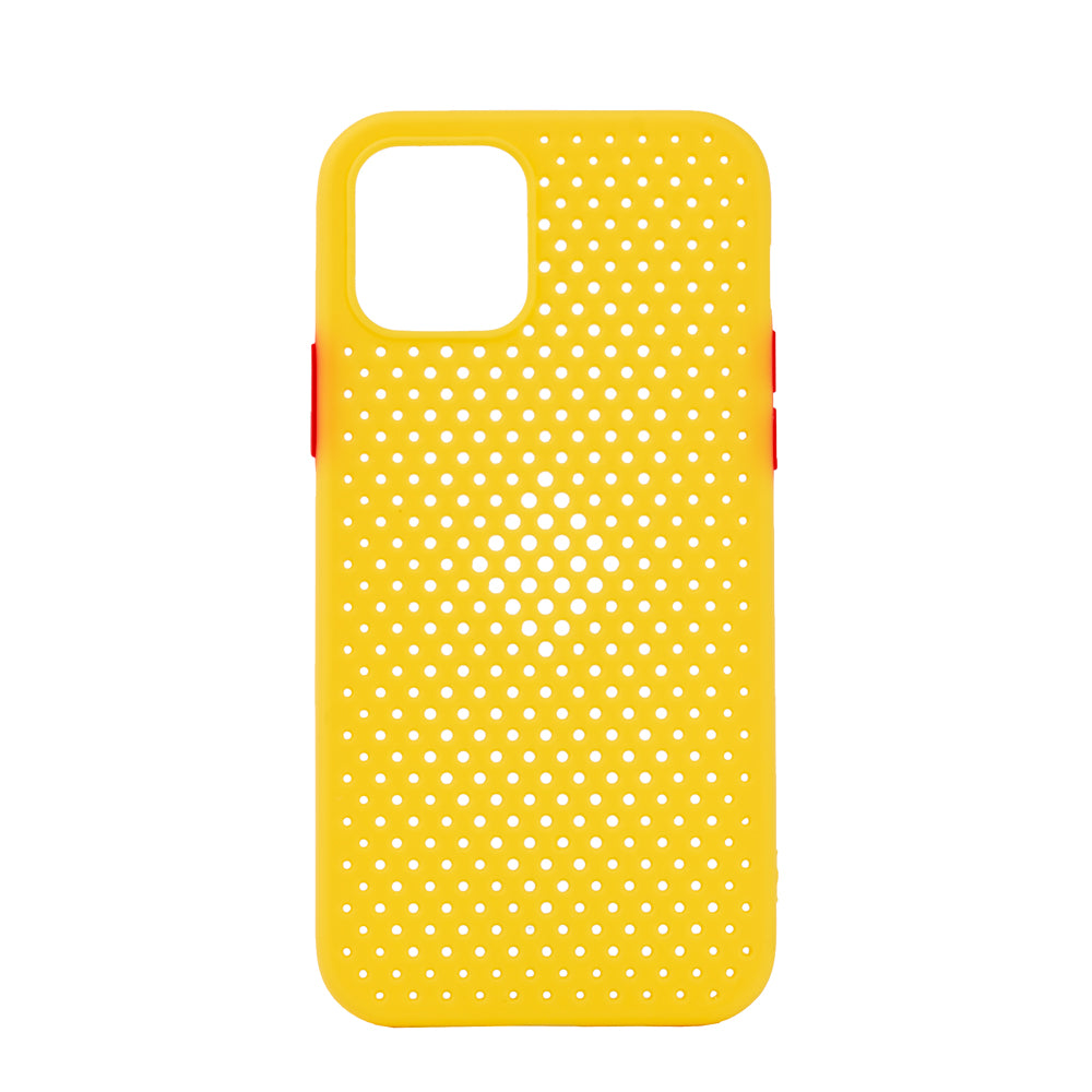 TechWave C Thru case for iPhone 12 Pro yellow / red