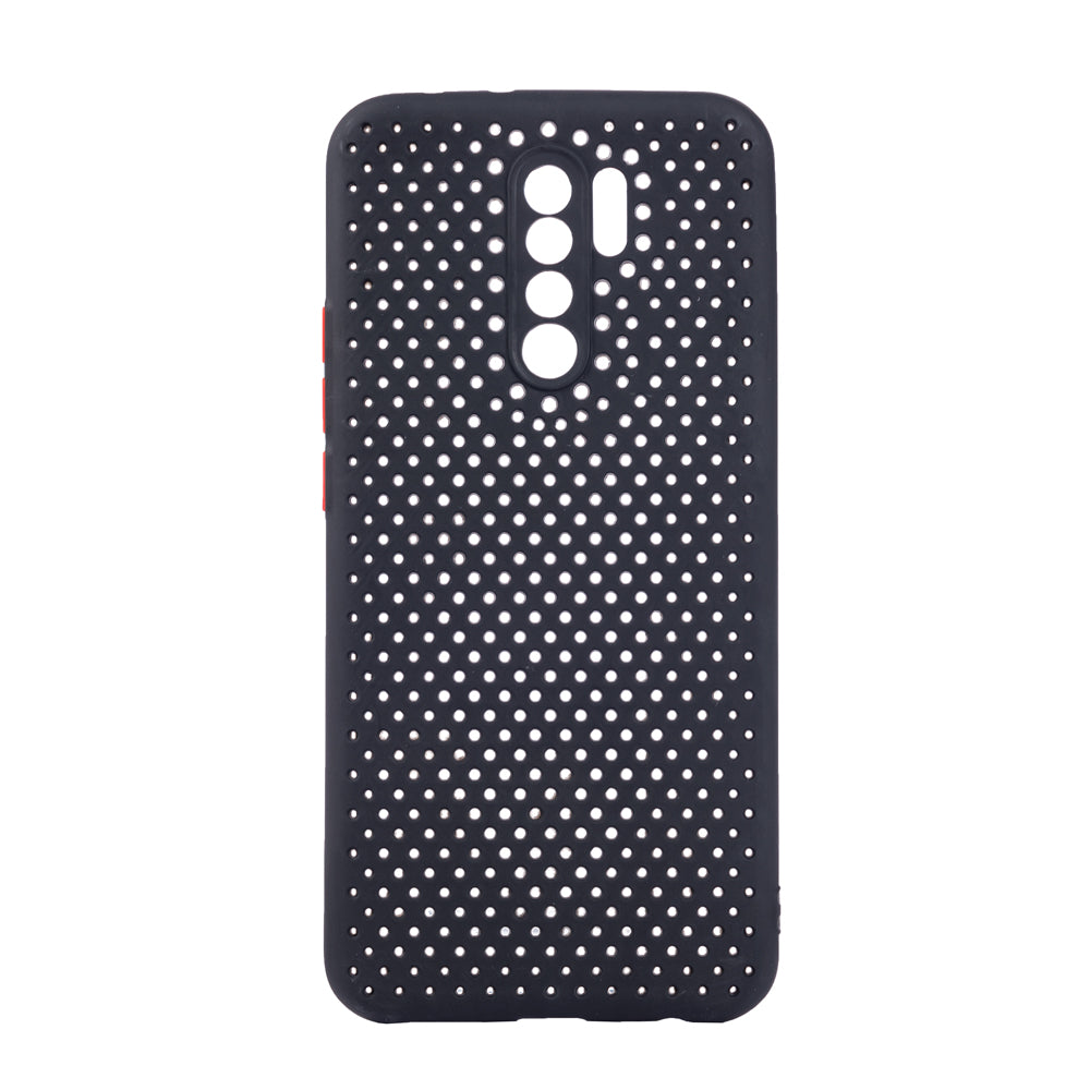 TechWave C thru case for Xiaomi Redmi 9 black / red