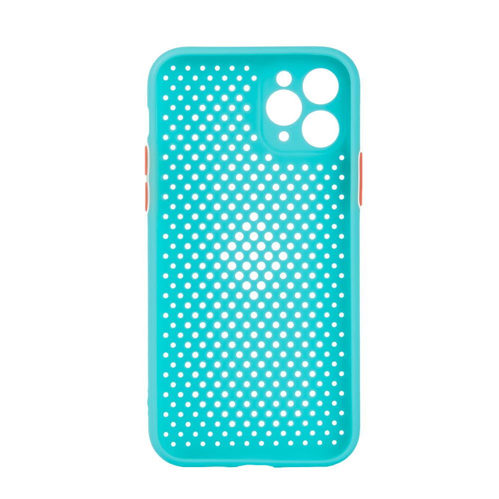TechWave C thru case for iPhone 11 Pro turquoise / orange