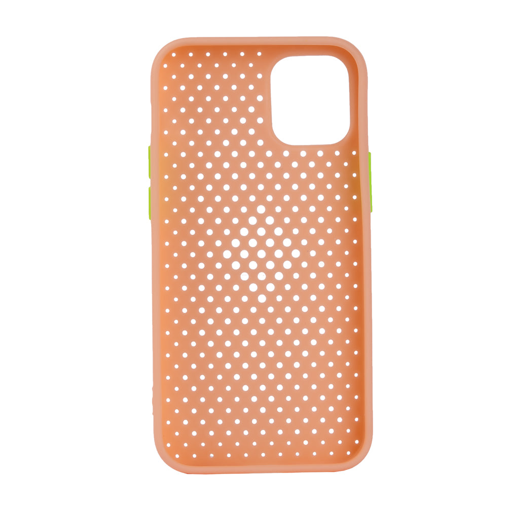 TechWave C thru case for iPhone 12 Mini rose gold / lime