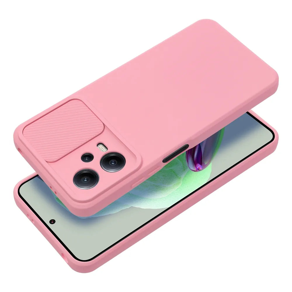 TechWave Camslider case for Xiaomi Redmi Note 12 5G light pink