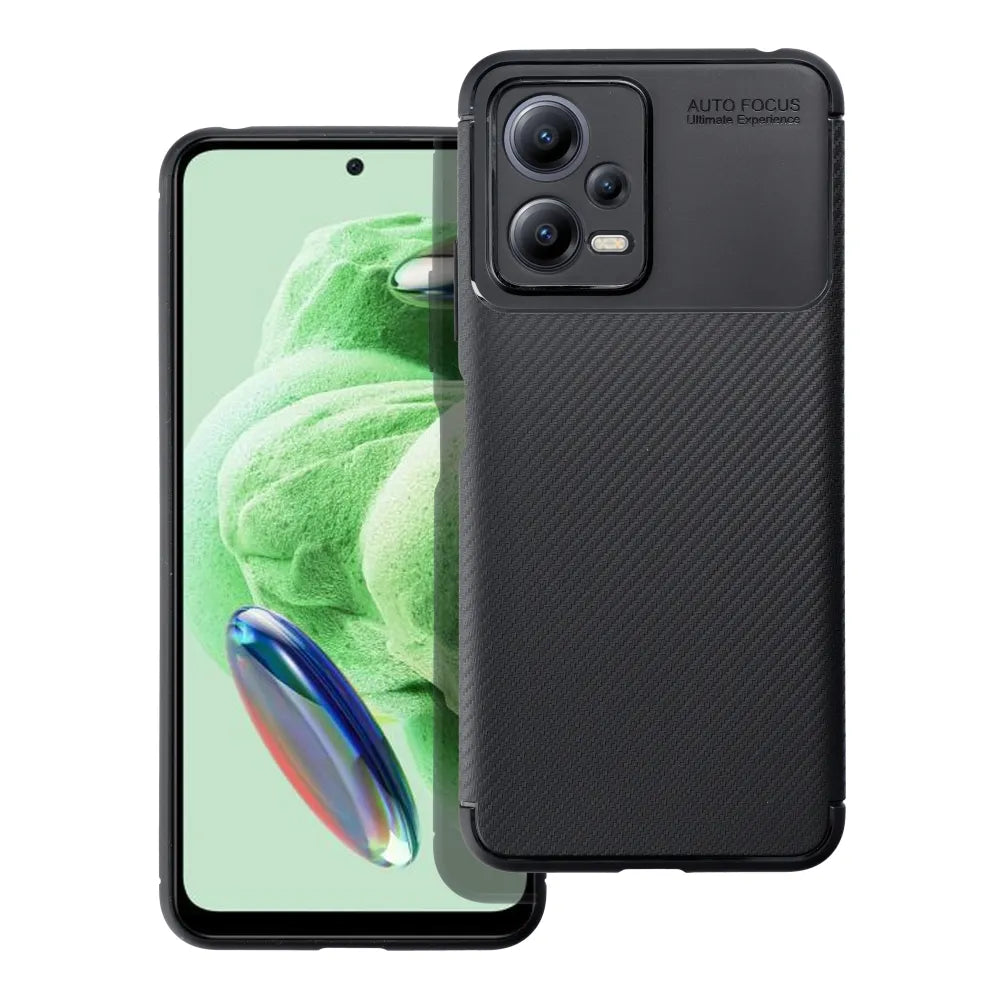 TechWave Carbon Fiber case for Xiaomi Redmi Note 12 5G black