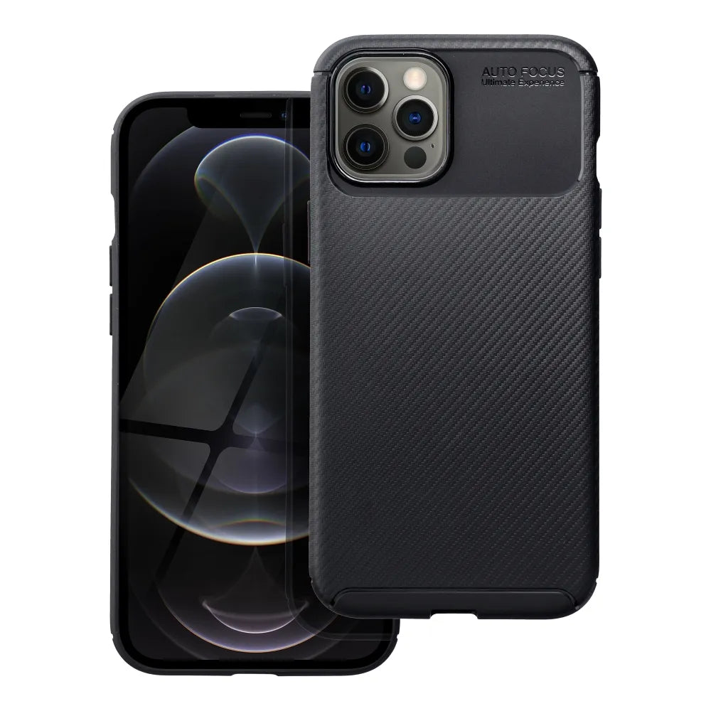 TechWave Carbon Fiber case for iPhone 12 Pro Max black