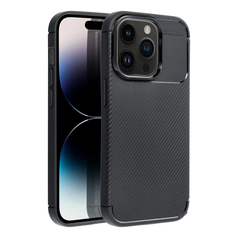TechWave Carbon Fiber case for iPhone 14 Pro black