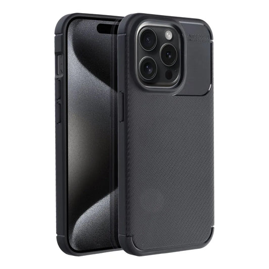 TechWave Carbon Fiber case for iPhone 15 Pro black