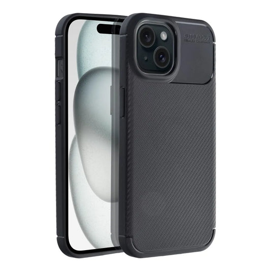 TechWave Carbon Fiber case for iPhone 15 black