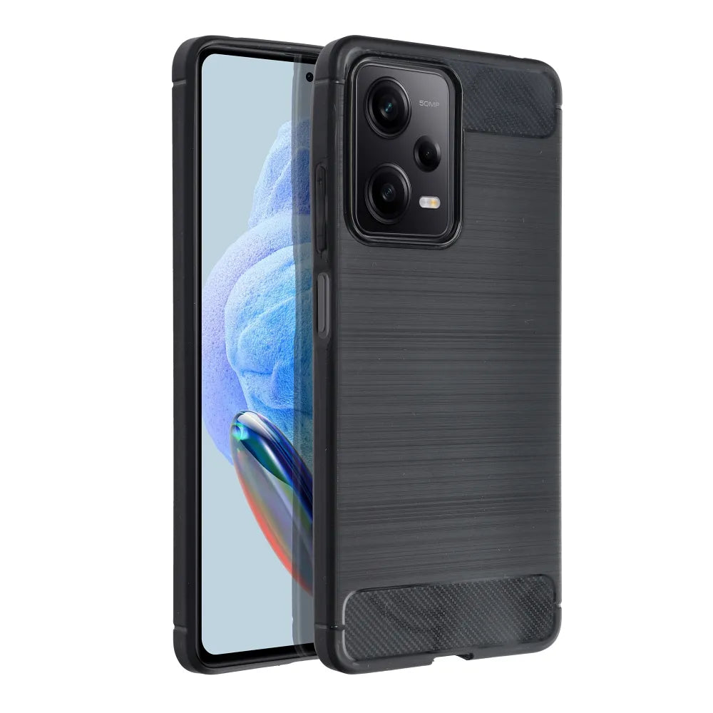 TechWave Carbon back case for Xiaomi Redmi Note 12 Pro 5G black