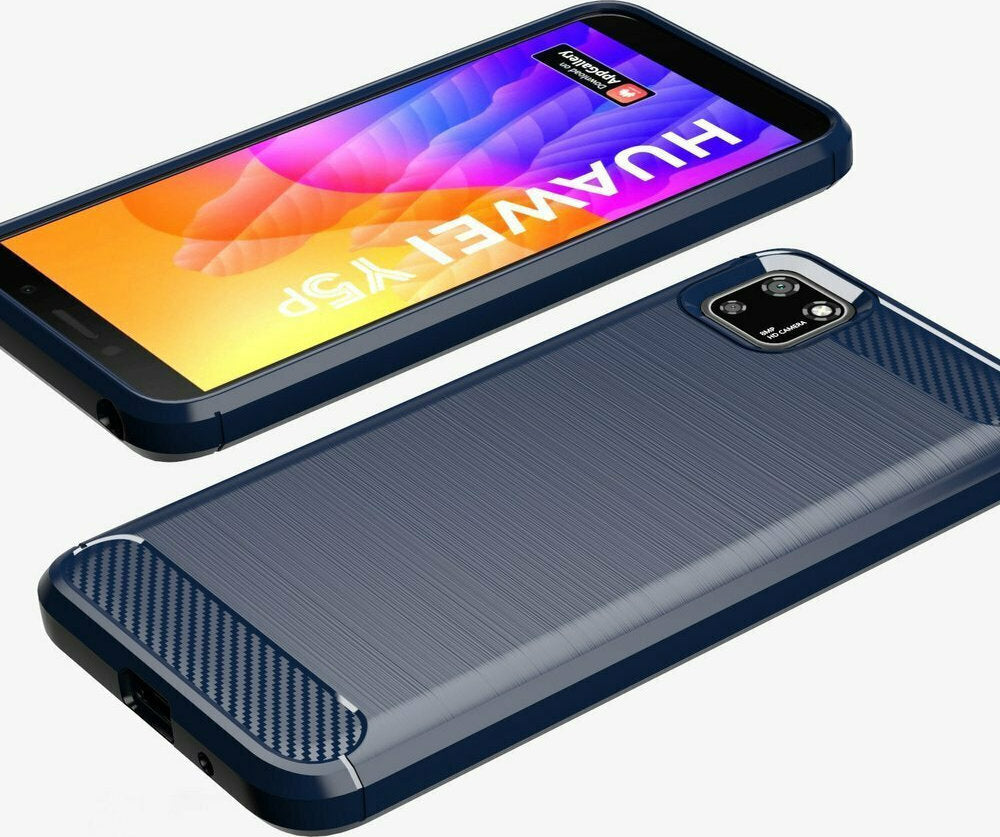 TechWave Carbon case for Huawei Y5p navy blue