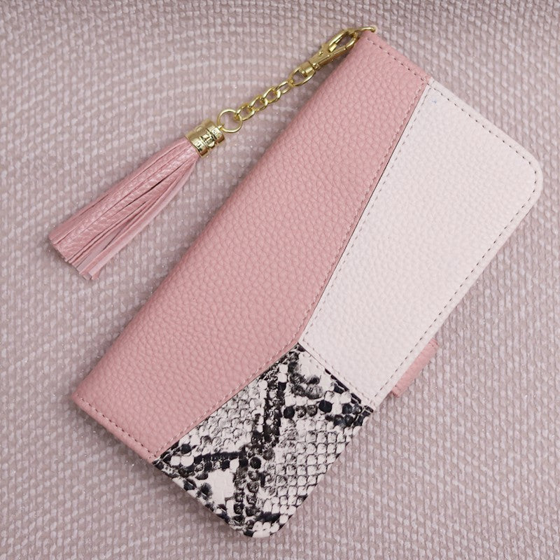 TechWave Chic case for Samsung Galaxy S23 pink / white / black