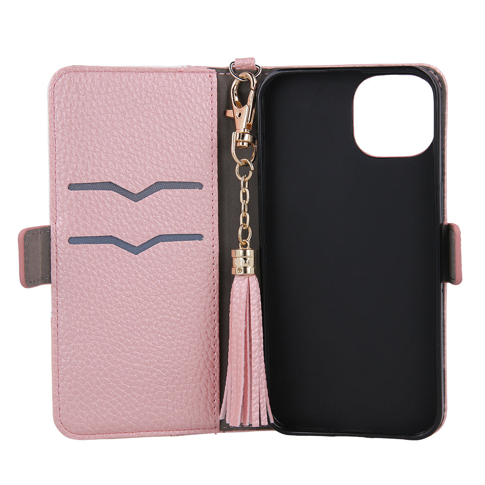 TechWave Chic case for iPhone 14 Pro pink / white