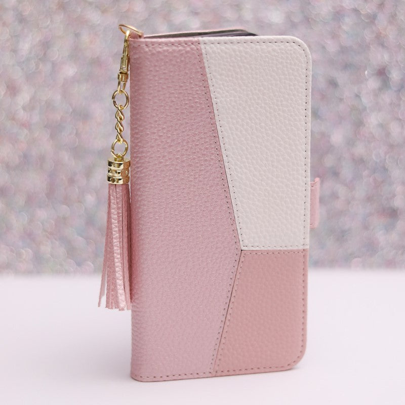 TechWave Chic case for iPhone 14 pink / white
